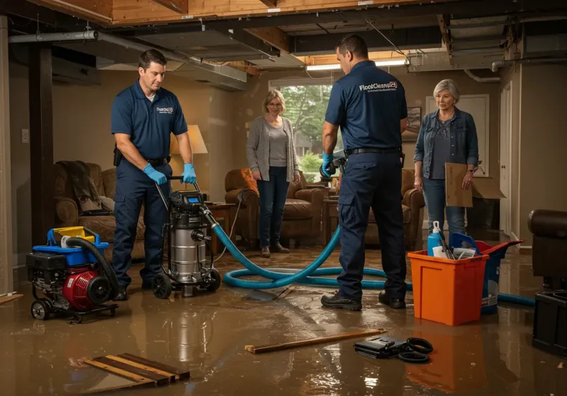 Basement Water Extraction and Removal Techniques process in Linden, TX